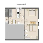 Mansarda 7 Trilocale, Bafile241 - 2' Piano No Ascensore - Adria - Family Lido di Jesolo